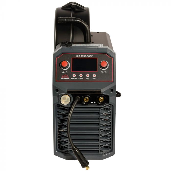 Зварювальний апарат інверторний напівавтомат Vitals Professional MIG 2700-380V ММА/MIG ток 270А потужність 7.9кВт 380В 6.5кг