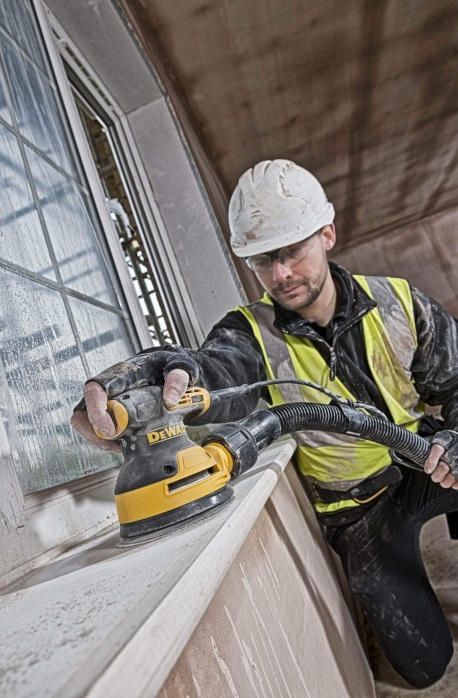 Шліфмашина ексцентрикова DeWalt 280Вт 8000-12000об/хв 125мм амплітуда 2.6мм 1.28кг