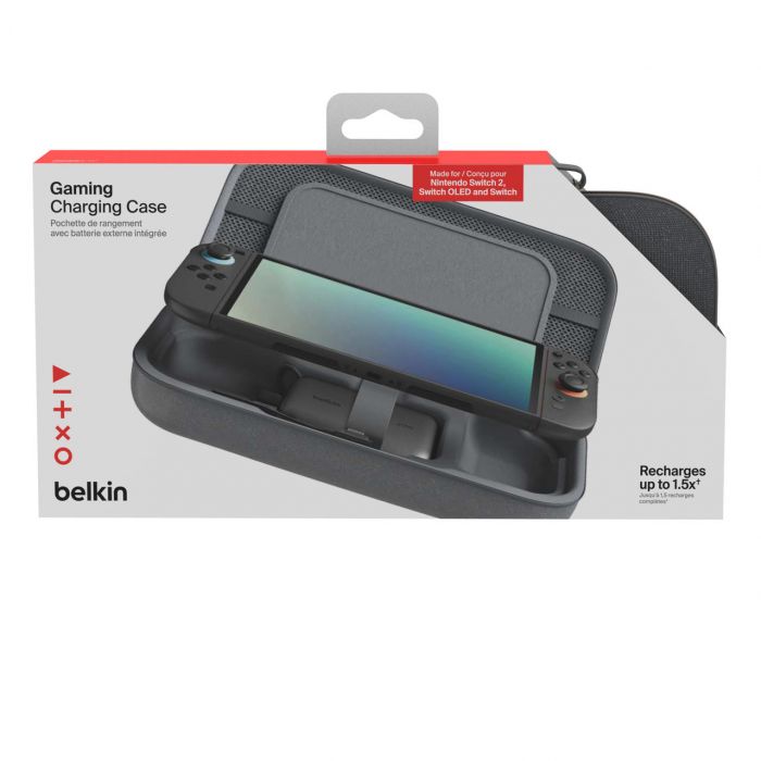 Чохол Belkin із акумулятором 10000мА·год для Nintendo Switch 2, Charcoal