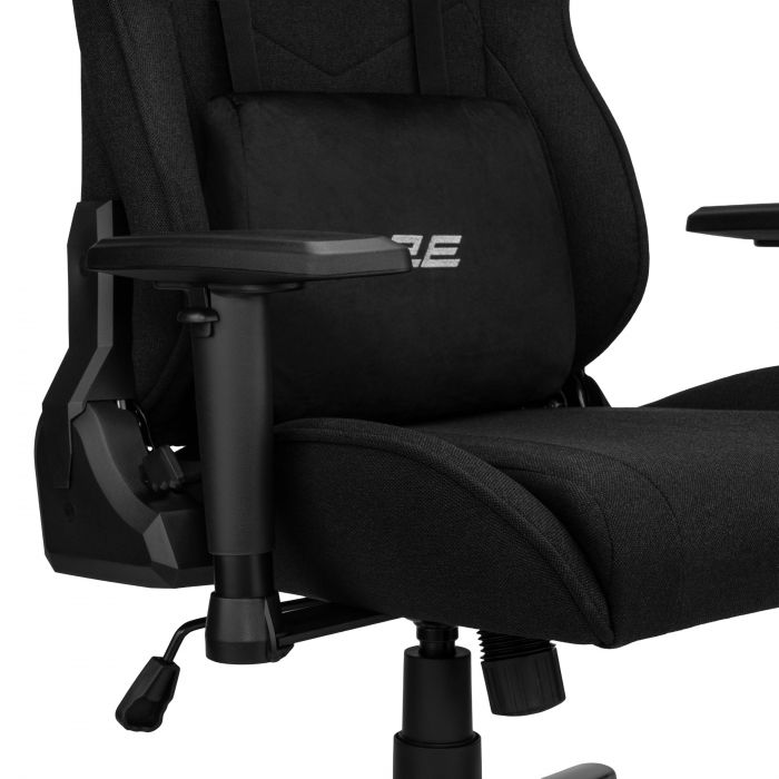 Крісло 2E GAMING BUSHIDO Lite, тканина, 2D-Armrests, чорний