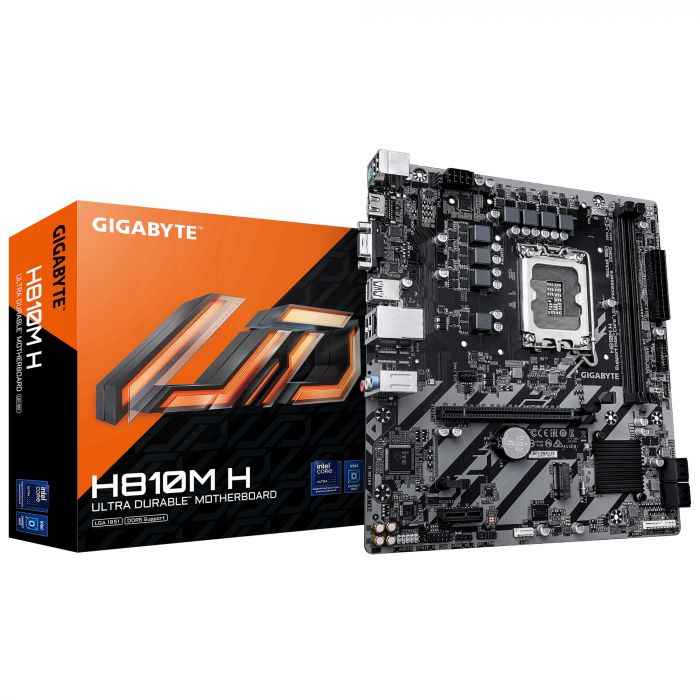 Материнская плата GIGABYTE H810M H s1851 H810 2xDDR5 M.2 HDMI D-Sub mATX