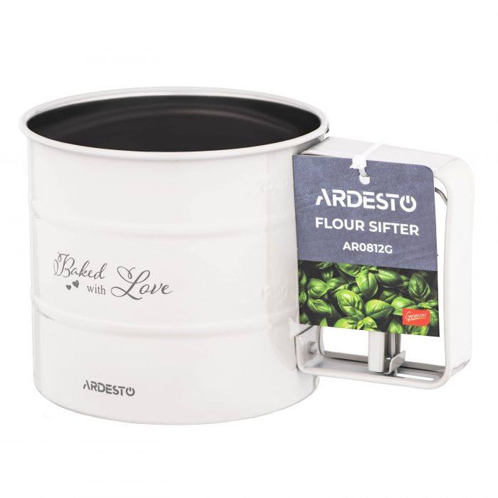 Кружка-сито ARDESTO Tasty Baking, 9.5см, нержавіюча сталь, сірий світлий