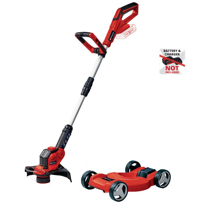 Тример акумуляторний Einhell GE-CT 18/28 Li TC-Solo 18В 8500об/хв 28см ліска та возик 2.15кг без АКБ і ЗП