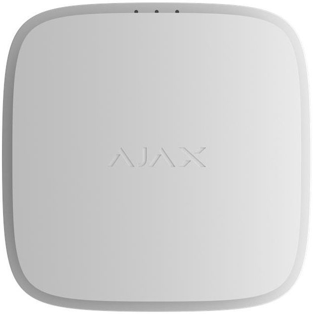 Датчик пожежний тепловий Ajax EN54 FireProtect Heat white, Jeweller, EN54, бездротовий, білий