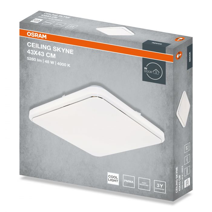 "Світильник накладний CEILING SKYNE 430мм Square 48Вт 4000K OSRAM"