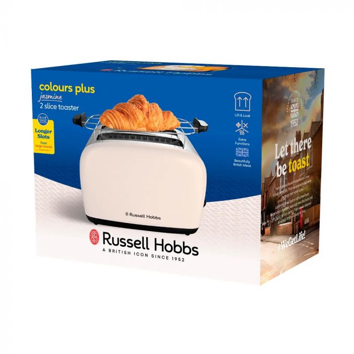 Тостер  Russell Hobbs 1670Вт, нержав., підігрів, жасмін
