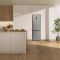 Холодильник з нижн. мороз. камерою Gorenje, 203х66х60см, 2 двері, 283(130)л, А+, Total NF, Зона св-ті, Інвертор, Зовн. Дисп, Wi-Fi, нерж