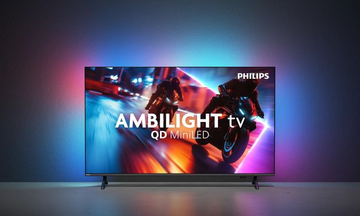 Телевізор 65" Philips MiniLED 4K 144Hz Smart Titan OS Black Ambilight