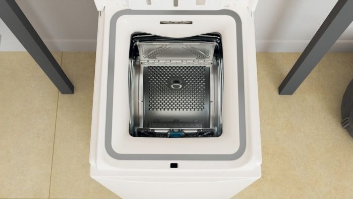 Пральна машина Whirlpool вертикальна, 6кг, 1200, B, 60см, дисплей, інвертор, білий