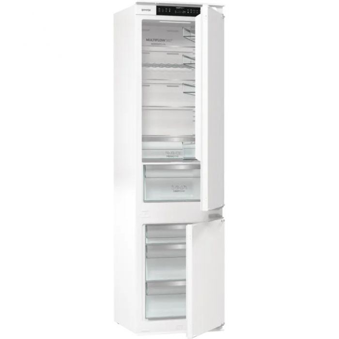 Холодильник Gorenje вбудований з нижн. мороз., 193,7x54x55см, 2 двері,284(76)л, А+, NF+, Зона св-ті, Диспл, Wi-Fi, Біли