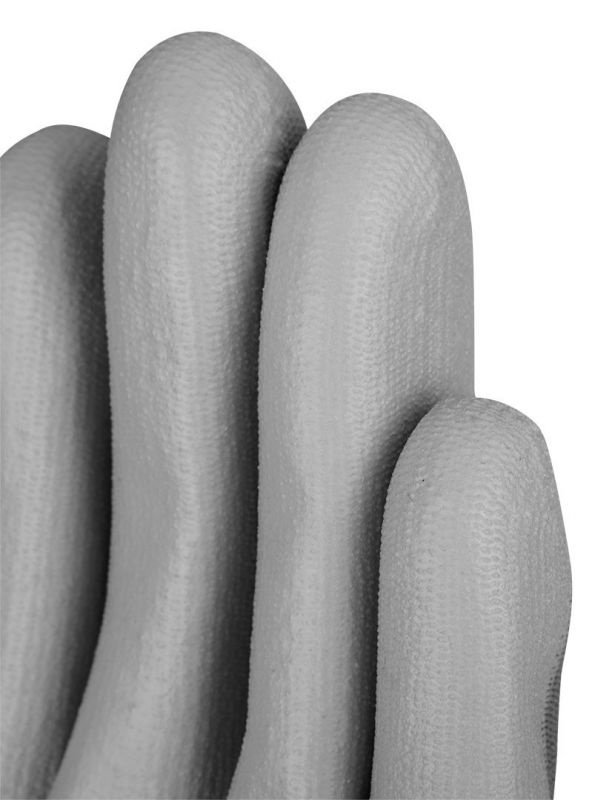 Рукавички робочі Neo Tools поліестер з поліуретановим покриттям, р.8, сірий 12шт