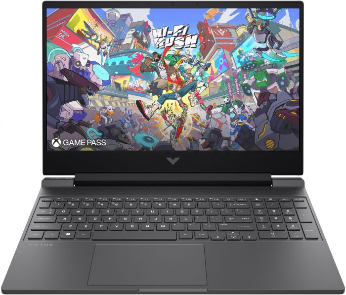 Ноутбук HP Victus 15-fa2701ua 15.6" FHD IPS AG, Intel i5-13420H, 16GB, F512GB, NVD4050-6, DOS, сірий