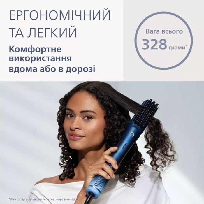 Стайлер Philips Aqua SenseIQ Series 9001, 1200Вт, темп.режимов-3, 170-210С, автомат. Підлашт., кераміка, бірюзовий