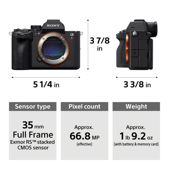 Цифр. фотокамера Sony Alpha 7RM6 body black
