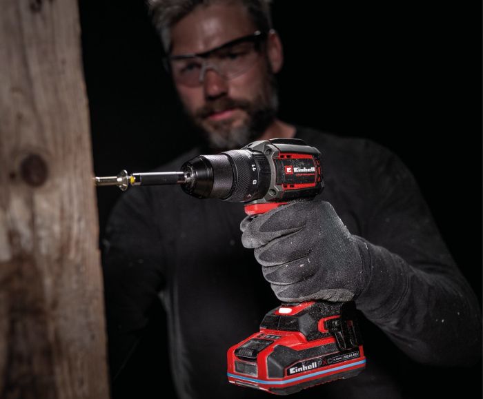 Шурупокрут-дриль ударний акумуляторний Einhell Professional TP-CD 18/50-C Li-i BL - Solo 18В 50Нм 0-500·0-2000об/хв LED 0.99кг без АКБ та ЗП