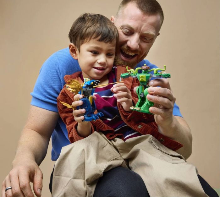 Конструктор LEGO Ninjago Битва робота дракона Джея