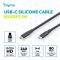 Кабель DIGITUS USB-C > USB-C заряджання/синхронізації, USB4 2.0, 80G, 240W, 16K, силіконовий, 1.5м, чорний