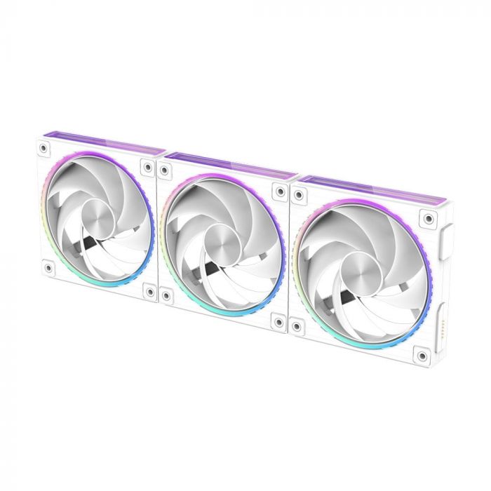 Корпусний вентилятор Zalman ZM-DF120  ARGB,  120мм, 800-2300rpm, 4pin, PWM, 3pin+5VARGB, 34,5dBa, POGO pin, Magnetic,  білий