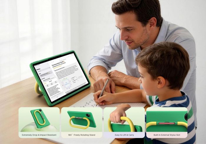 Планшет Doogee U11 Kid 11" 4ГБ, 128ГБ, 8580мА•год, Android, зелений