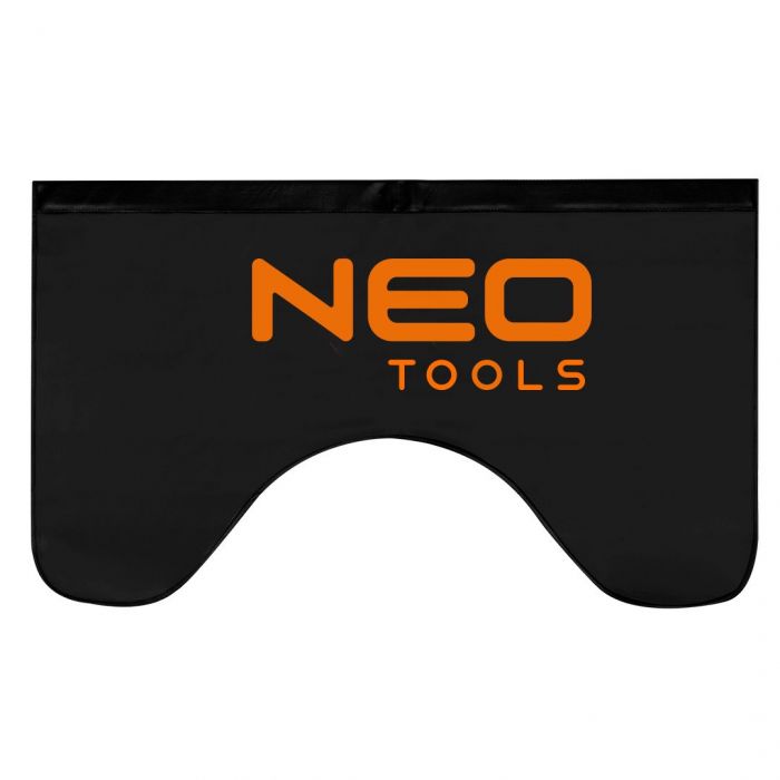 Накладка захисна Neo Tools, магнітна, виріз для колеса, 100х630 см, штучна шкіра+ПВХ, чорний, 576г