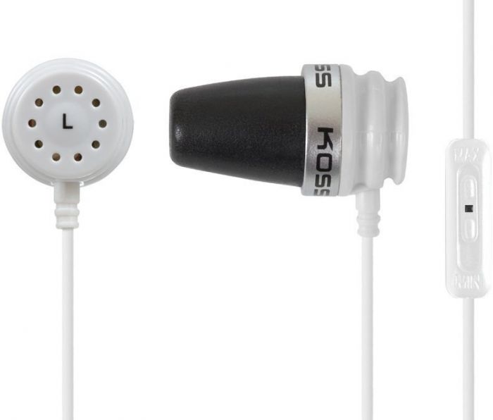 Навушники In-Ear Koss Spark Plug, 3.5 mini-jack, Білий