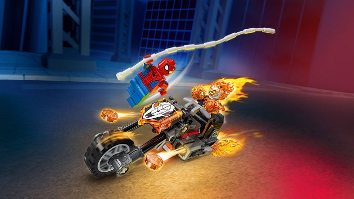 Конструктор LEGO Super Heroes Людина-павук vs. Примарний вершник на мотоциклі