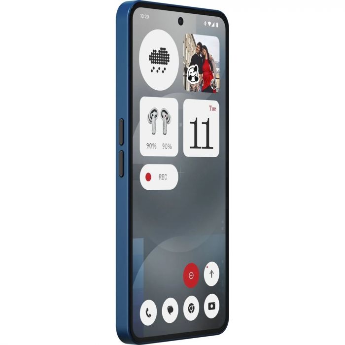 Смартфон Nothing Phone (3a) 6.77" 12/256ГБ, 2SIM, 5000мА•год, синій