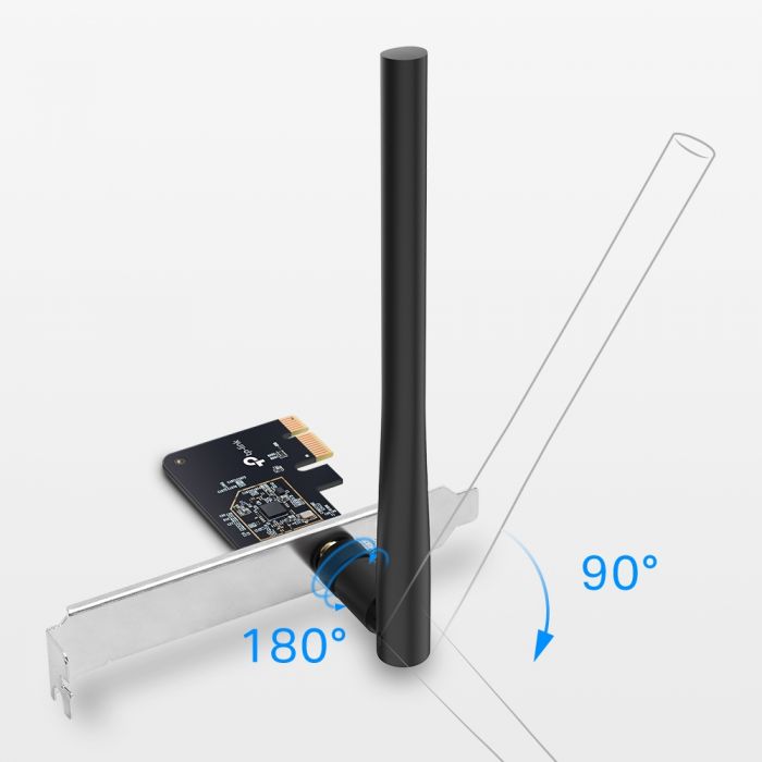 Адаптер WiFi TP-LINK Archer T2E AC600, PCI-Express x1