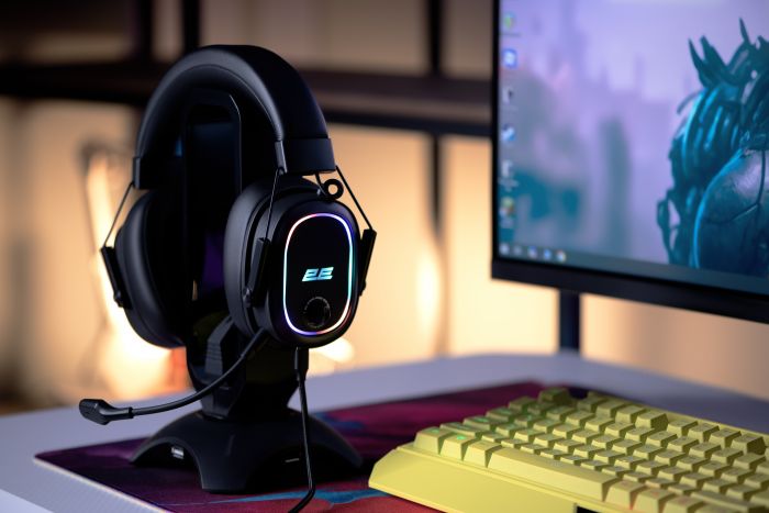 Гарнітура ігрова 2E GAMING HG320 V2, 7.1, USB-A, RGB, 2м, чорний
