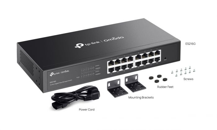Комутатор TP-LINK ES216G  16xGE, WebSmart