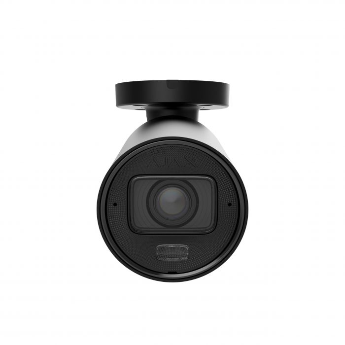 IP-камера дротова Ajax BulletCam HLVF 5 MP Black, 2.8–12 мм, PoE, True WDR, IP67, ІЧ 60 м, LED 40 м, аудіо, кут огляду 31° до 111°, вулична, чорна, 126276.217.BL1