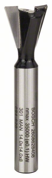 Фреза пазова Bosch Professional ЛГ Std S8 D14 L14 15°