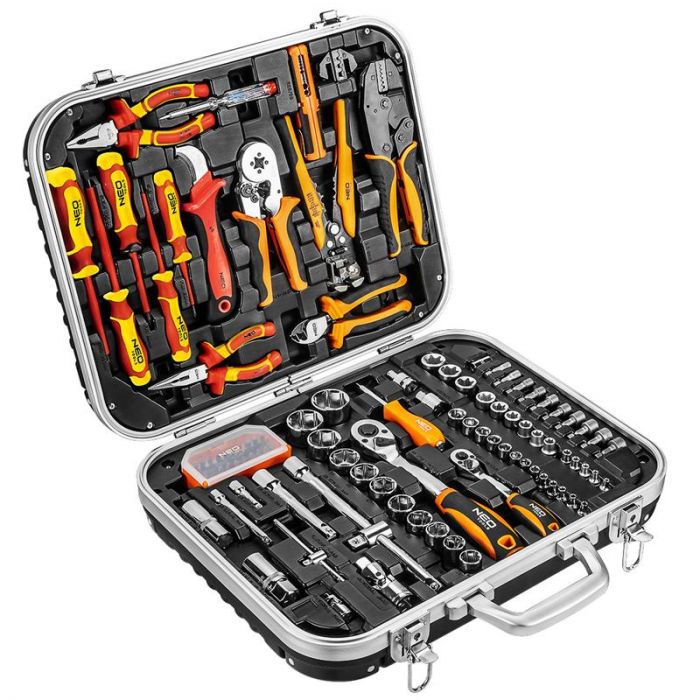 Набір інструментів Neo Tools, діелектричний, 108шт, для електрика 1000В, CrV, кейс
