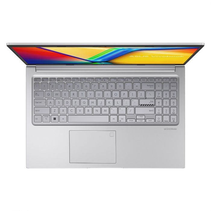 Ноутбук ASUS Vivobook 15 X1504MA-BQ133 15.6" FHD IPS, Intel 7 350U, 16GB, F1TB, UMA, NoOS, Сріблястий