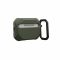 Чохол UAG для AirPods Pro (Gen 3, 2025) with Built-in Phone Stand, Monarch, Olive Drab/Silver