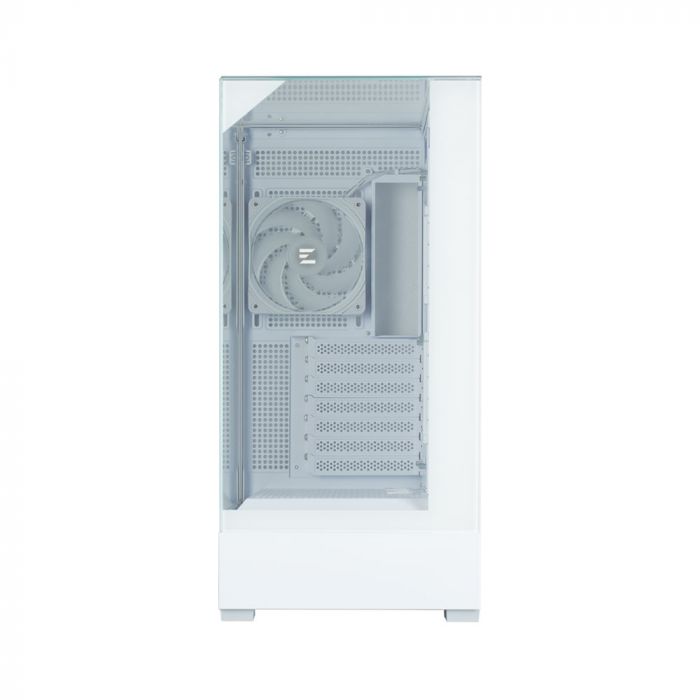 Корпус Zalman P40 Prism без БЖ, 2xUSB3.0, 1xUSBType-C, 1x120мм ARGB, VGA 420мм, LCS ready, TG 3x Panels, ATX, білий