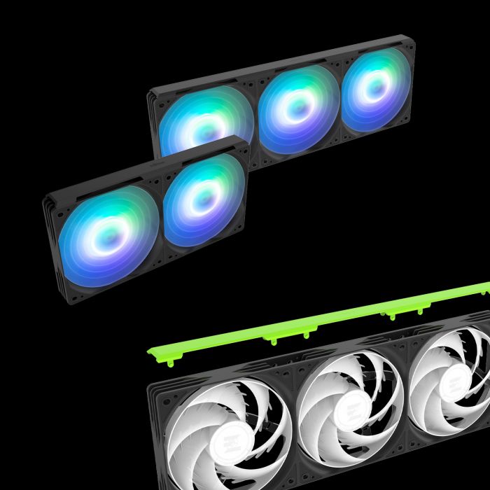 Система рідинного оxолодження  Zalman Alpha 2SE A236ARGB, LGA1851, 1700, 1200, 115x, AM5, AM4, TDP 350W, чорний