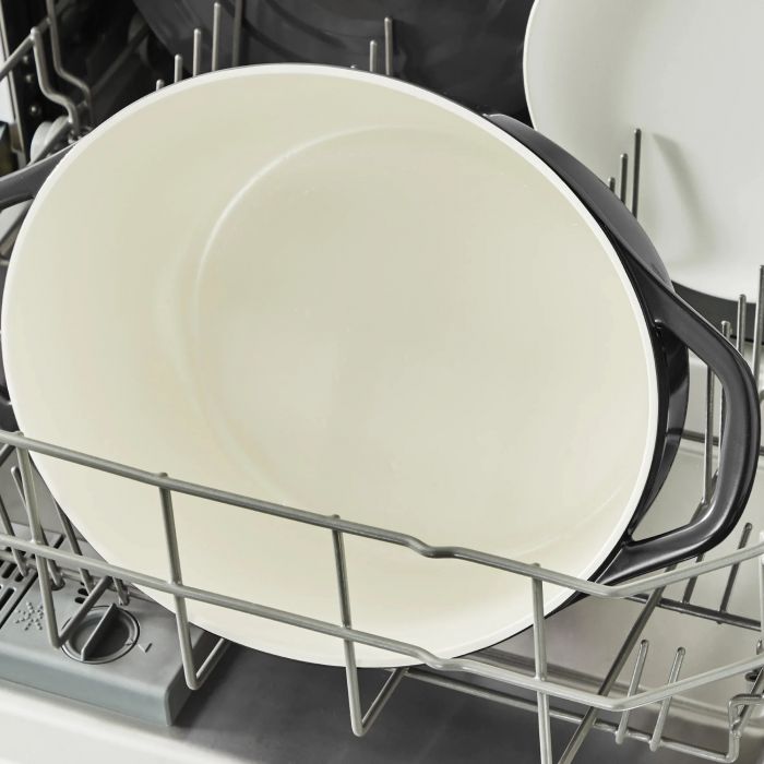 Каструля Tefal Air, з кришкою, 5.7л, алюміній, чорний