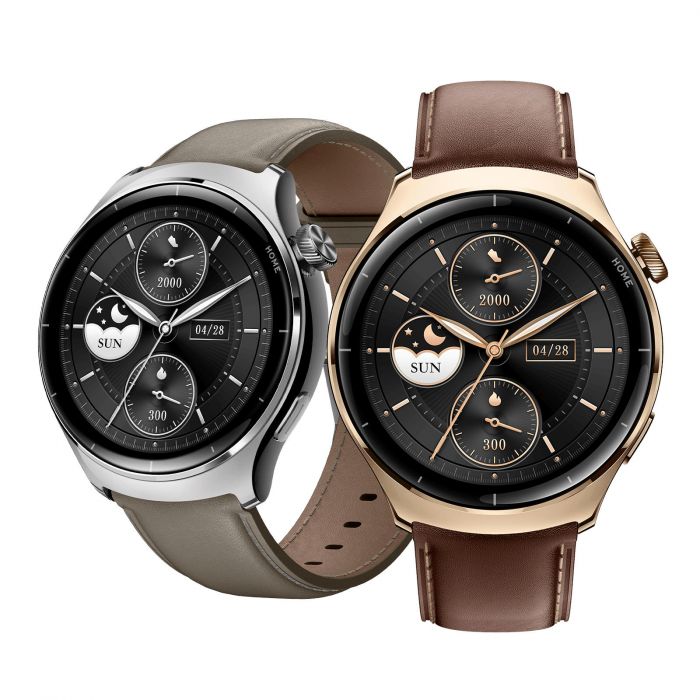 Смарт-годинник Mibro Lite 3 Pro 45мм, 1.32", 466x466, AMOLED, BT 5.3, GPS, 5 ATM, рожево-золотий