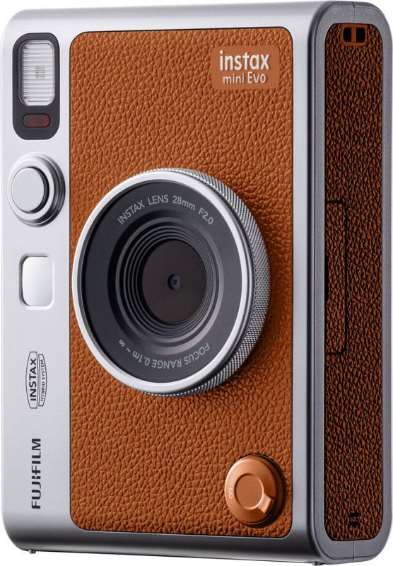 Фотокамера миттєвого друку Fujifilm INSTAX MINI EVO Brown