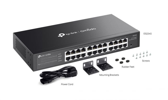 Комутатор TP-LINK ES224G 24xGE, WebSmart