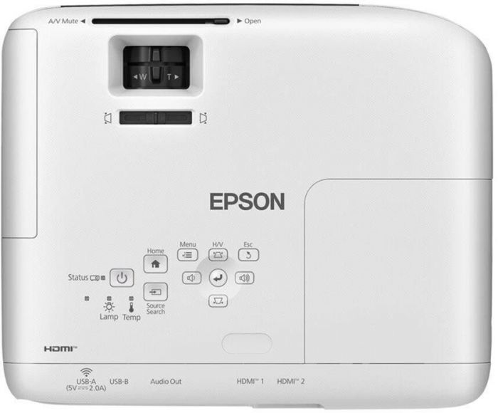 Проєктор Epson EB-FH08 FHD, 3600 lm, 1.21-1.45
