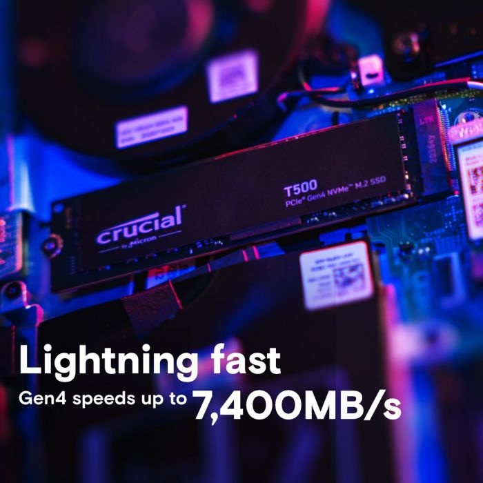 Накопичувач SSD Crucial M.2 2TB PCIe 4.0 T500