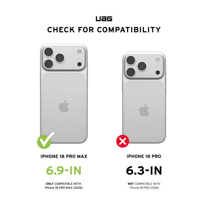Чохол UAG для iPhone 18 Pro Max, Monarch Pro Magsafe VEIL, Ice