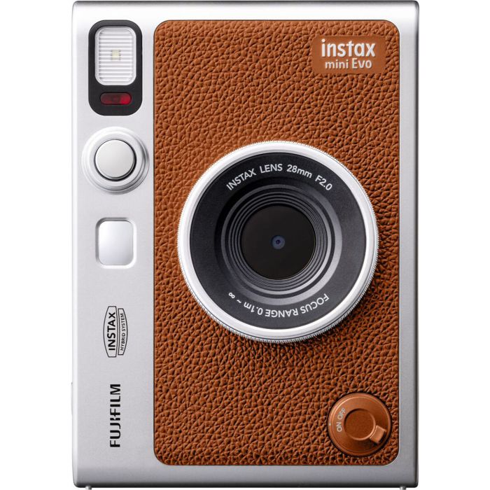 Фотокамера миттєвого друку Fujifilm INSTAX MINI EVO Brown