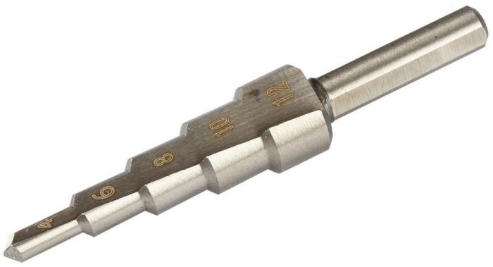 Свердло по металу ступінчасте GRAPHITE HSS 4x12мм