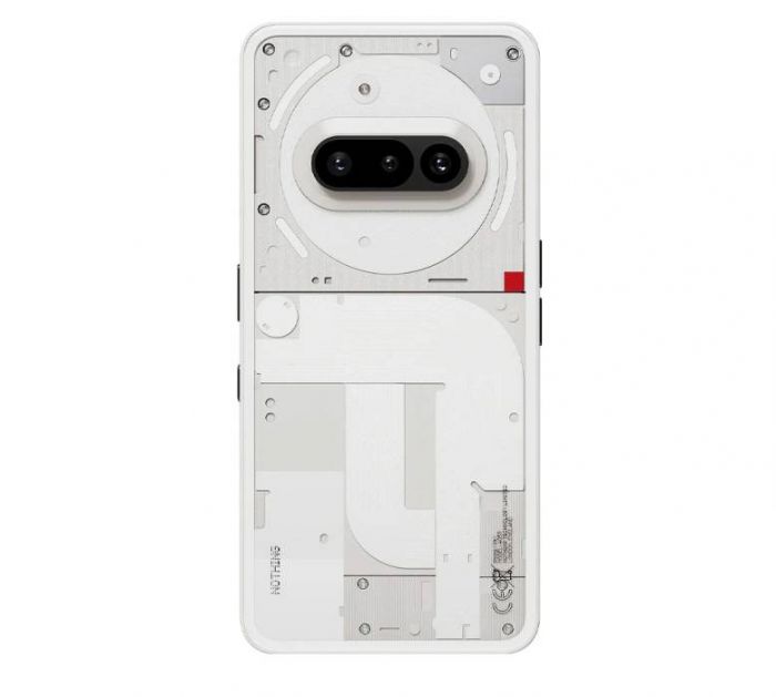 Смартфон Nothing Phone (3a) 6.77" 8/128ГБ, 2SIM, 5000мА•год, білий
