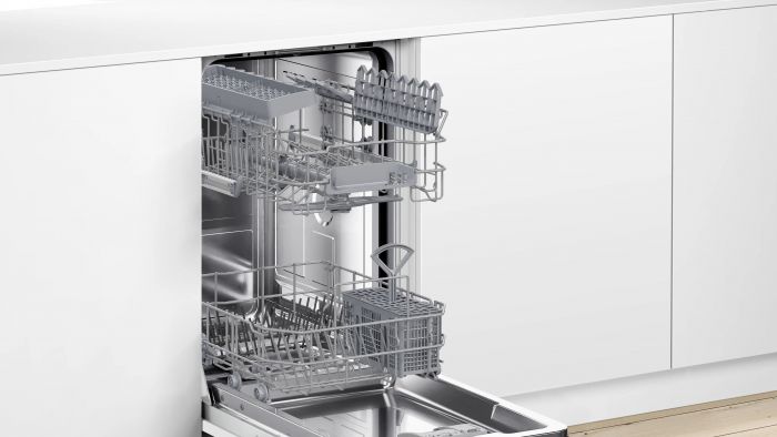 Посудомийна машина Bosch вбудована,  9 компл., F, 45см, білий