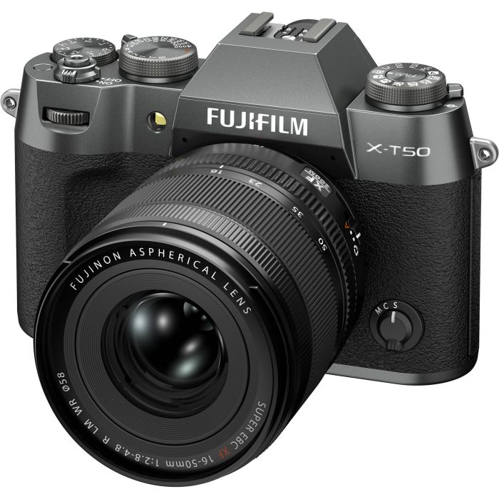Цифр. фотокамера Fujifilm X-T50 + XF16-50mmF2.8-4.8 R LM WR Kit Charcoal silver