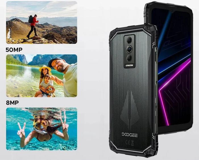 Смартфон Doogee Blade 10 Pro Energy 6.56" 6/256ГБ, 2SIM, 5150мА•год, чорний